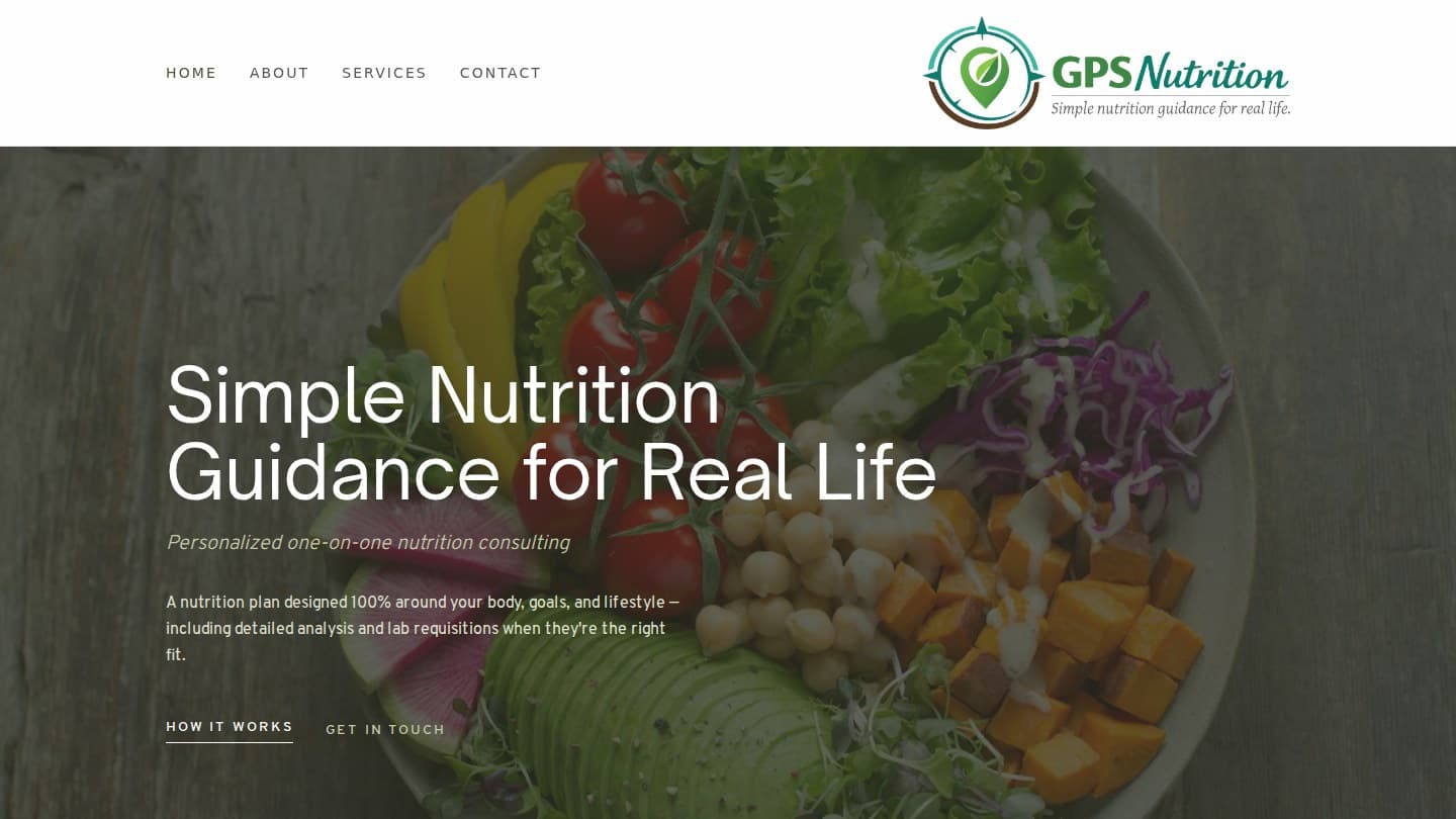 GPS Nutrition website