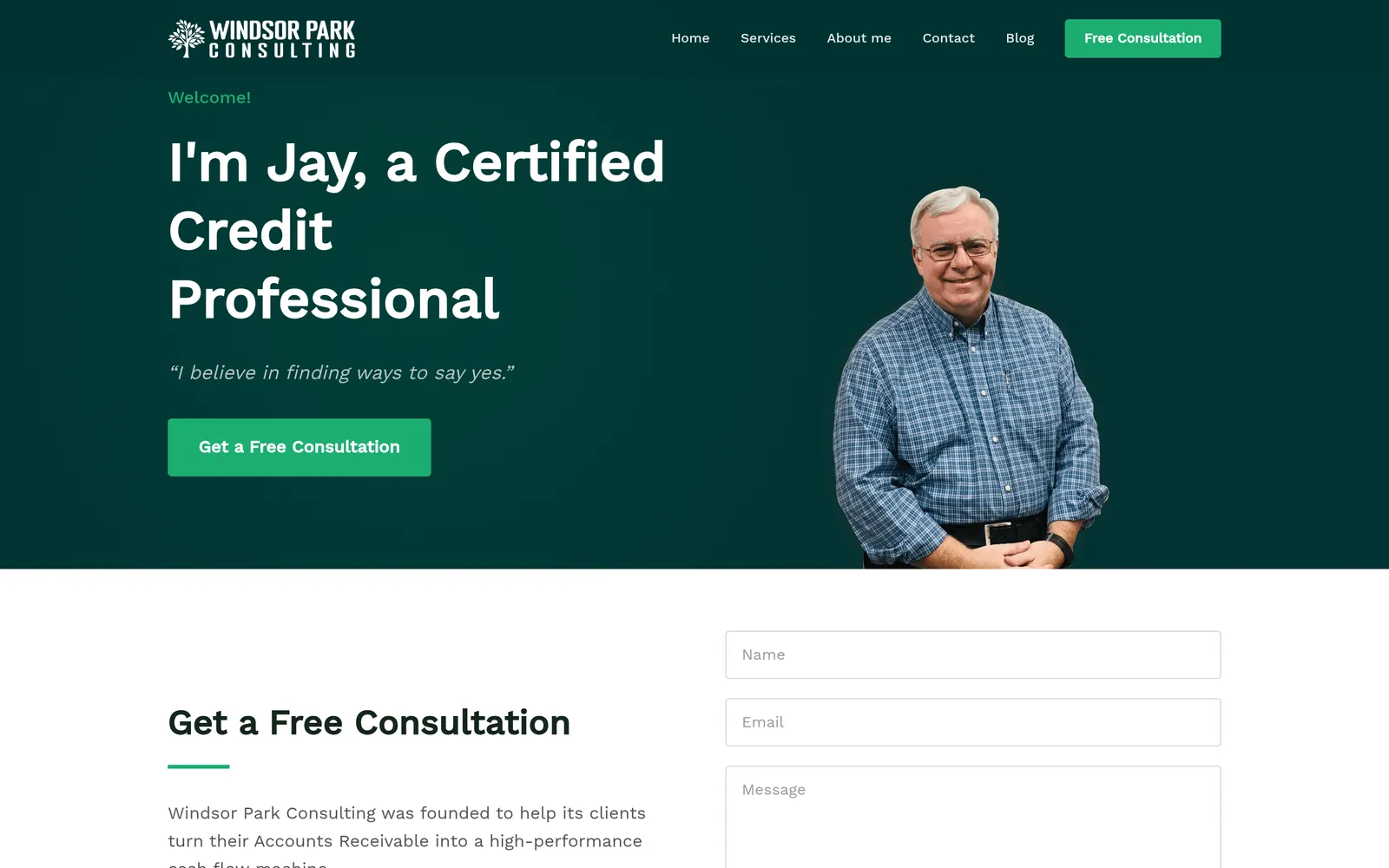 Windsor Park Consulting website